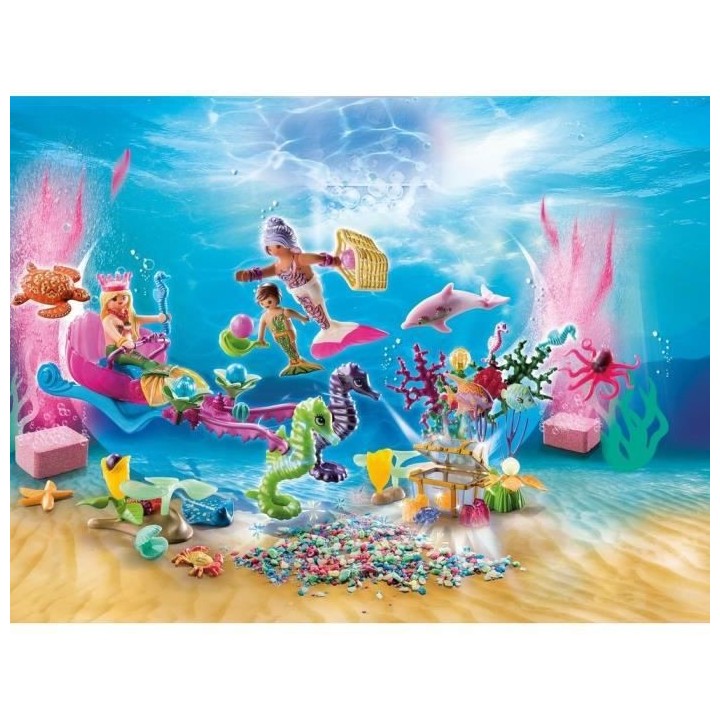 PLAYMOBIL - 70777 - Calendrier de l'Avent Jeu de Bain - Monde des Sire