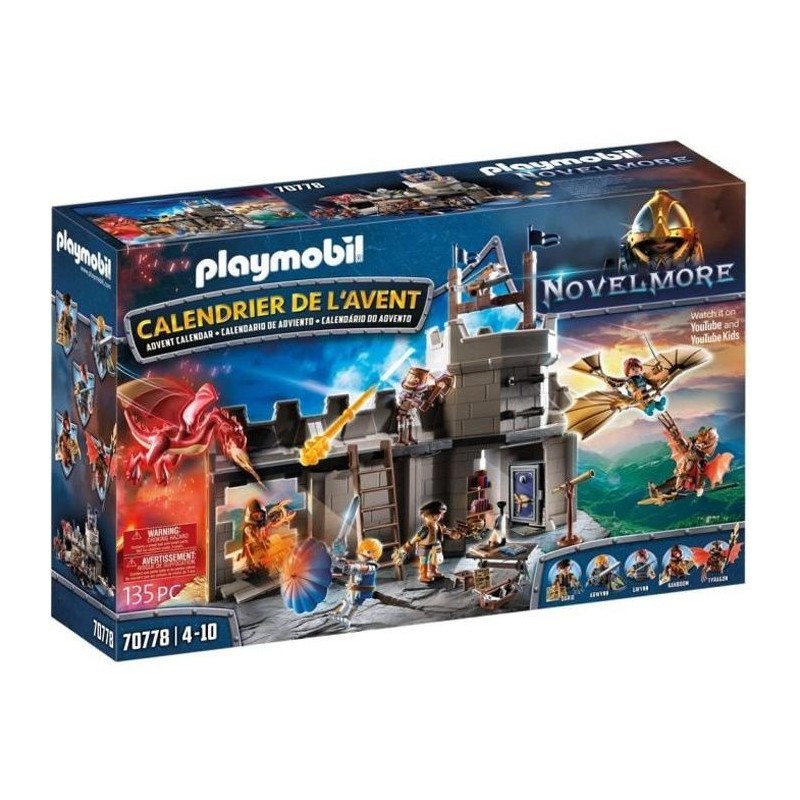 PLAYMOBIL - 70778 - Calendrier de l'Avent Novelmore