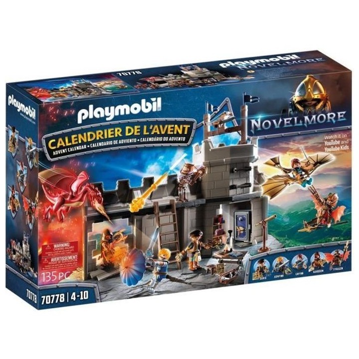 PLAYMOBIL - 70778 - Calendrier de l'Avent Novelmore