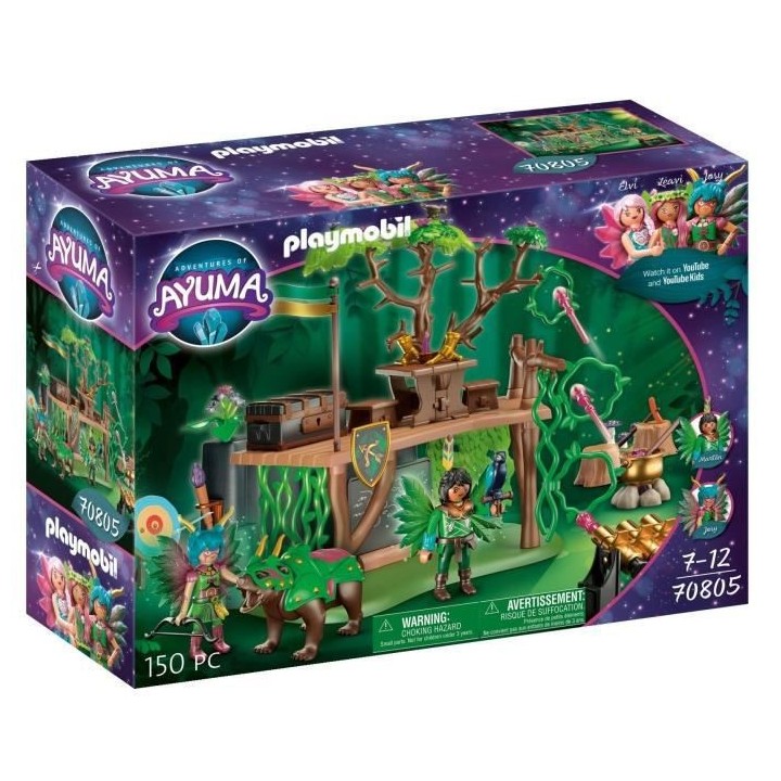 PLAYMOBIL - 70805 - AYUMA - Camp d'entraînement des fées