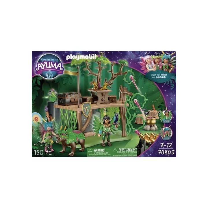 PLAYMOBIL - 70805 - AYUMA - Camp d'entraînement des fées