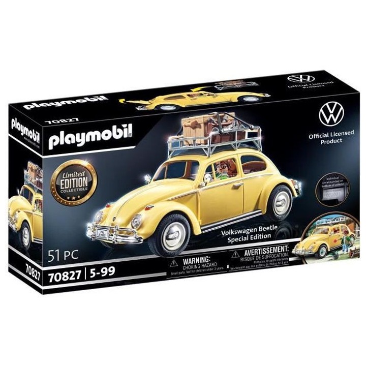PLAYMOBIL - 70827 - Volkswagen Coccinelle - Edition spéciale