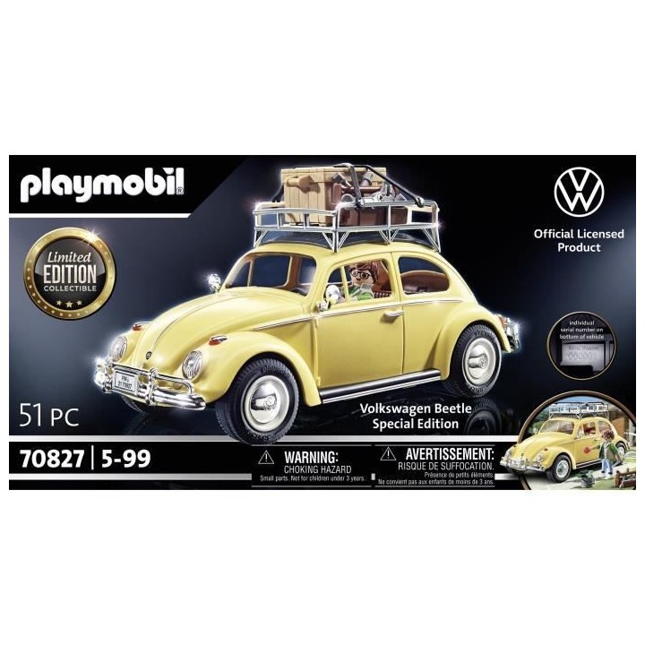 PLAYMOBIL - 70827 - Volkswagen Coccinelle - Edition spéciale