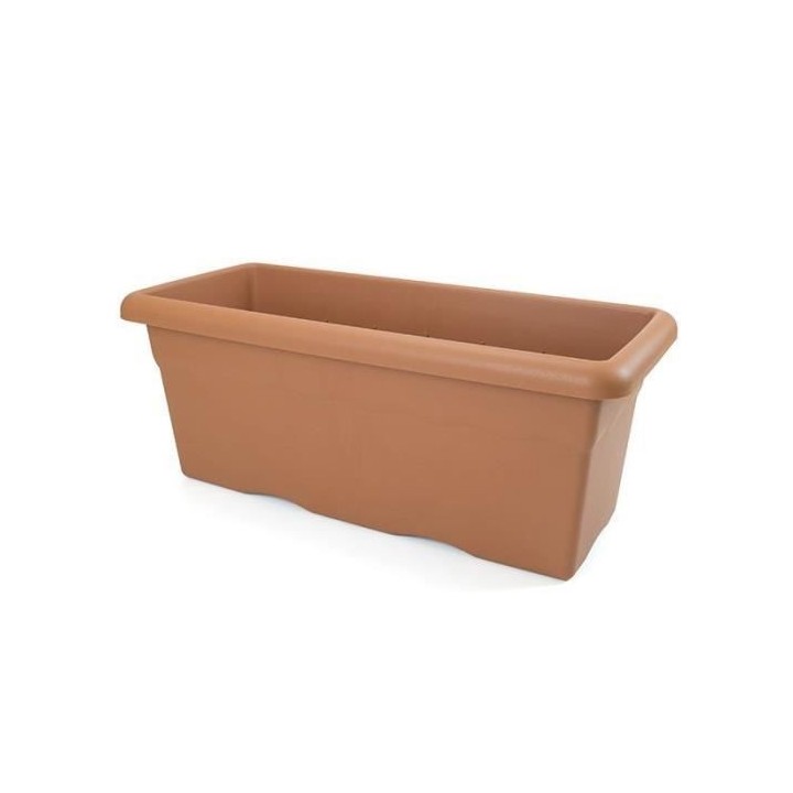 PLASTIKEN Jardiniere rectangulaire Ø 100 X 44 cm - Terracotta