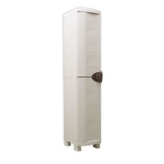 SPACESAVER 35 PLASTIKEN Armoire haute 1 Porte avec étageres - l 35 x