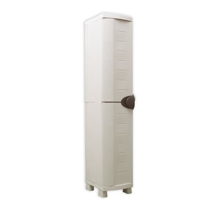 SPACESAVER 35 PLASTIKEN Armoire haute 1 Porte avec étageres - l 35 x