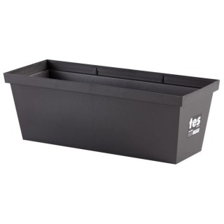 PLASTIKEN Jardiniere Tes - 50 cm - Gris anthracite
