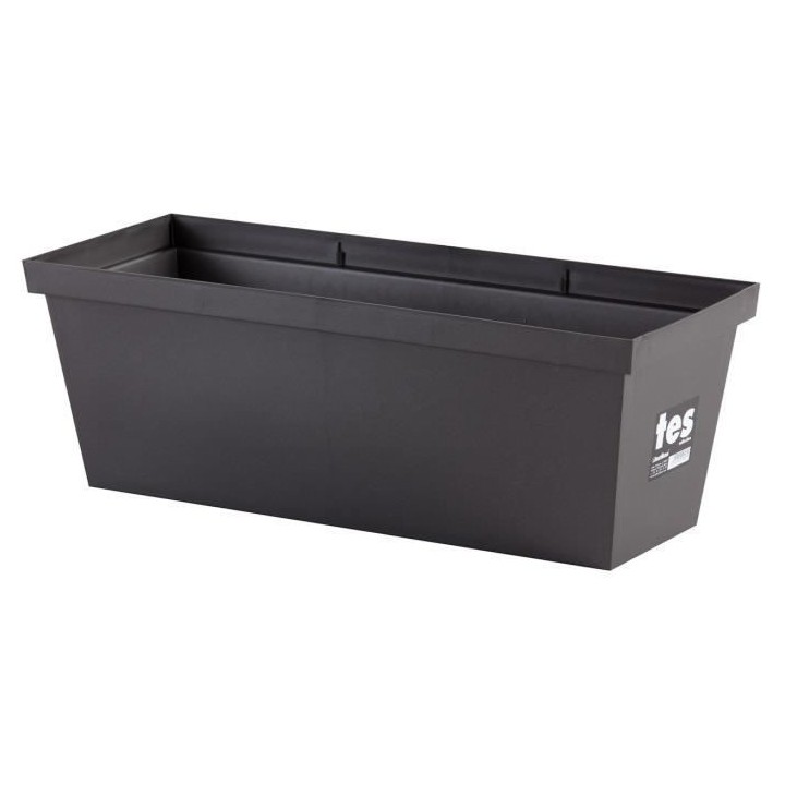 PLASTIKEN Jardiniere Tes - 50 cm - Gris anthracite