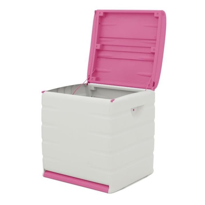 PLASTIKEN Coffre cadenassable avec roulettes - 190 L - Fonctionnel et