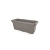 PLASTIKEN Jardiniere rectangulaire - 100 X 44 cm - Taupe