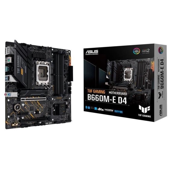 Carte Mere - ASUS - TUF GAMING B660M-E D4 - (90MB19J0-M0EAY0)