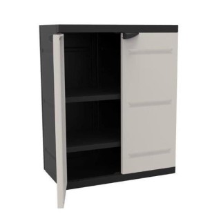 TITANIUM PLASTIKEN Armoire basse 2 portes avec étageres l70 x p44 x h