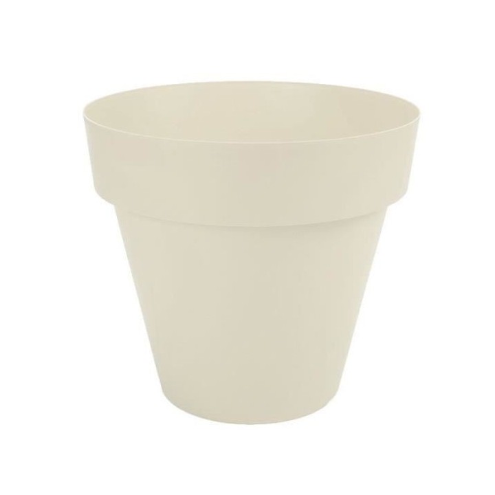 PLASTIKEN Pot a fleurs 48 Cm Collection TES - Ecru