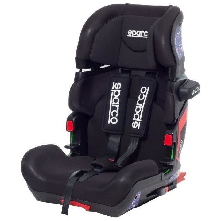 SPARCO SIEGE AUTO ENFANT SK800I ISIZE GROUPE 1/2/3 (9/36KG) NOIR ISOFI