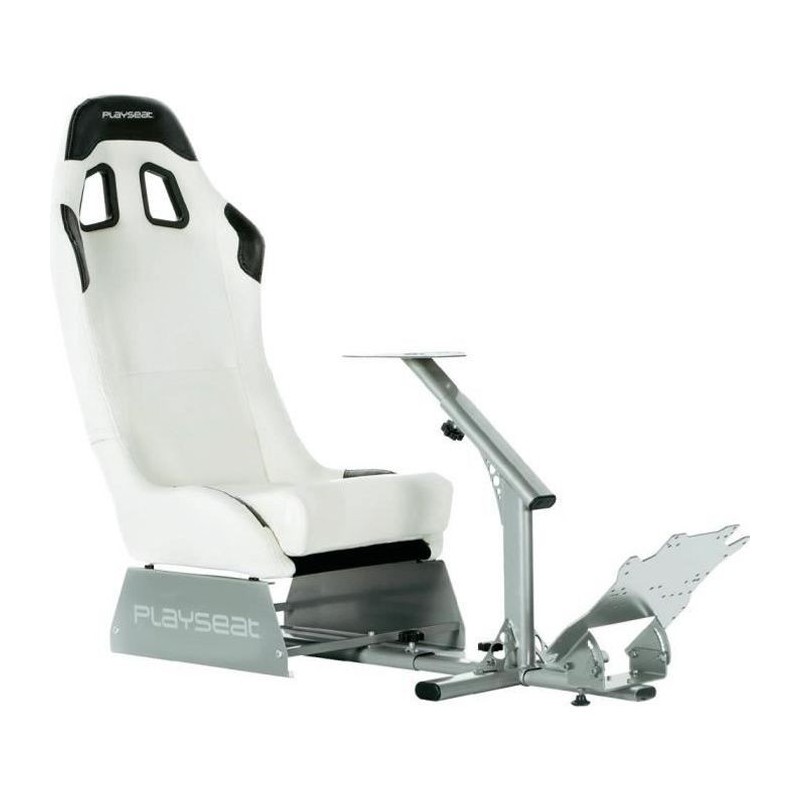 PLAYSEAT Siege simulation automobile EVOLUTION - Simili-cuir - Blanc