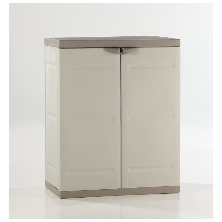 TITANIUM PLASTIKEN Armoire basse 2 portes avec étageres l70 x p44 x h