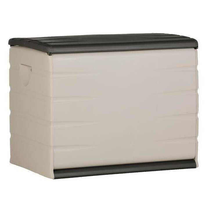 PLASTIKEN Coffre cadenassable avec roulettes - 190 L - Fonctionnel et