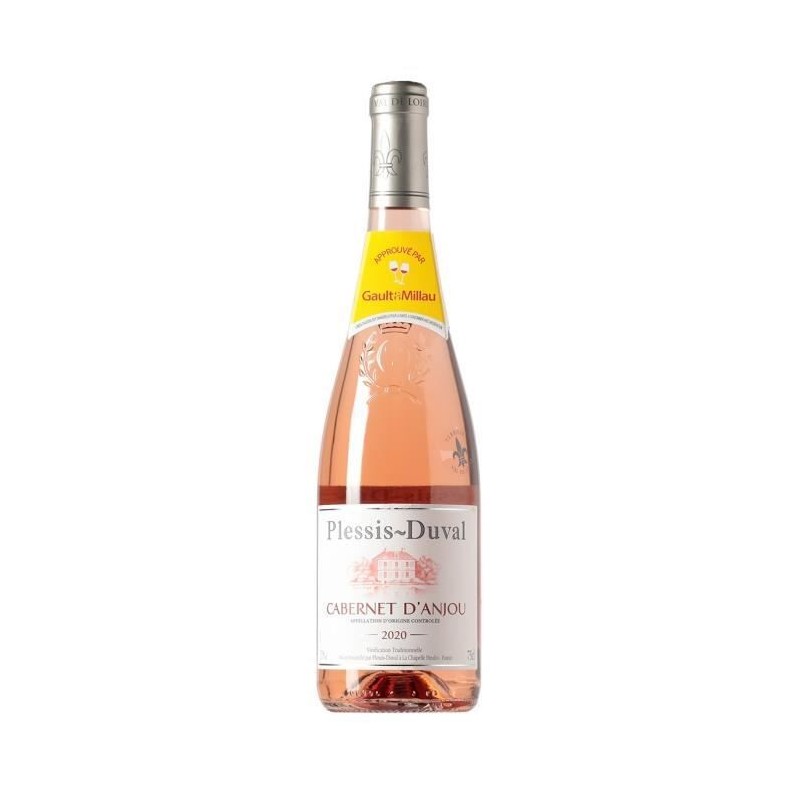 Plessis Duval Cabernet d'Anjou - Vin rosé de la Vallée de la Loire