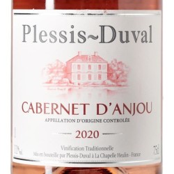 Plessis Duval Cabernet d'Anjou - Vin rosé de la Vallée de la Loire