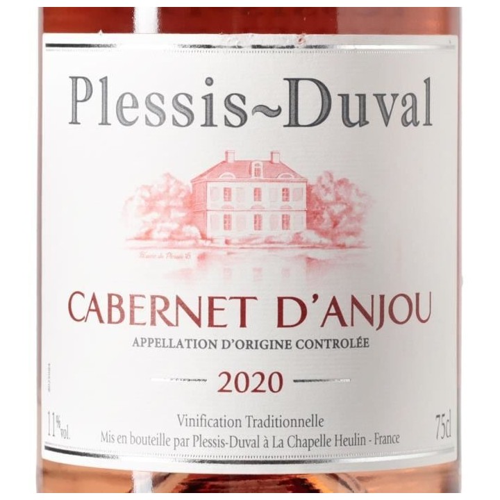Plessis Duval Cabernet d'Anjou - Vin rosé de la Vallée de la Loire