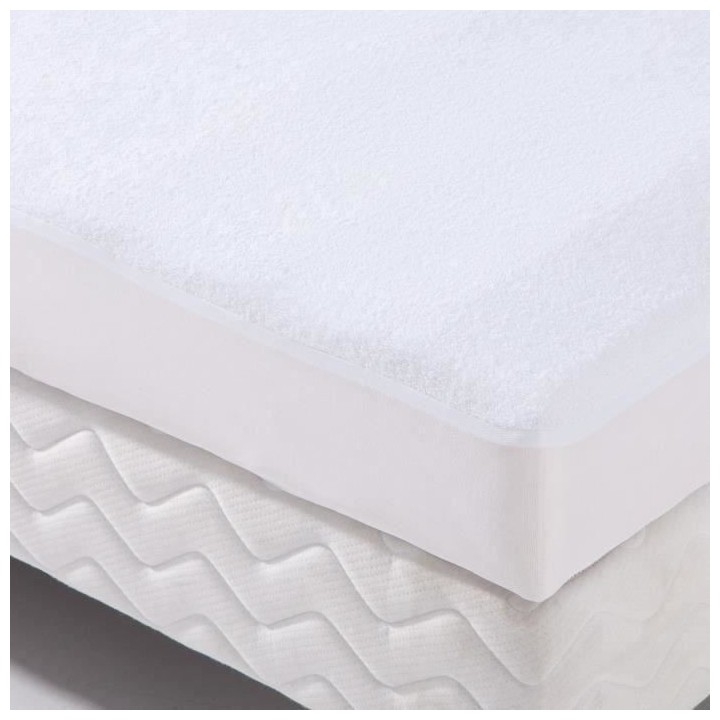 Protection literie housse imperméable Transalese éponge 100% coton 8