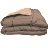 CALGARY Couette chaude Microfibre 400g/m² Taupe & Lin 220x240cm