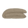 CALGARY Couette chaude Microfibre 400g/m² Taupe & Lin 220x240cm