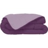 Couette Microfibre 400g/m² CALGARY Prune & Parme 240x260cm