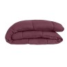 Couette Microfibre 400g/m² CALGARY Prune & Parme 240x260cm