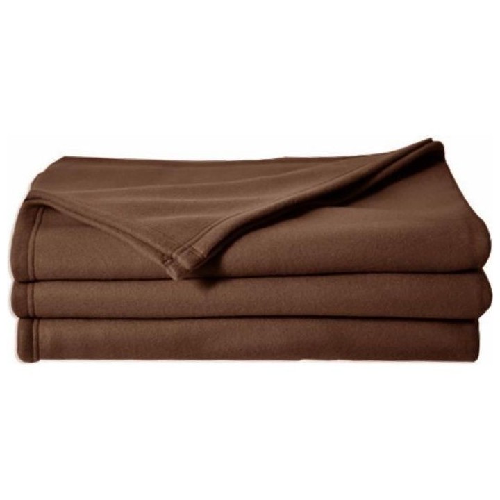 POLECO couverture polaire CHOCOLAT 220