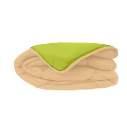 Couette Microfibre 400g/m² CALGARY Anis & Nude 140x200cm