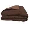 CALGARY Couette chaude Microfibre 400g/m² Choco & Moka 240x260cm