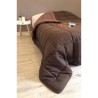 CALGARY Couette chaude Microfibre 400g/m² Choco & Moka 240x260cm