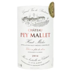 Château Pey Mallet AOC Haut Médoc 2014 - Vin rouge