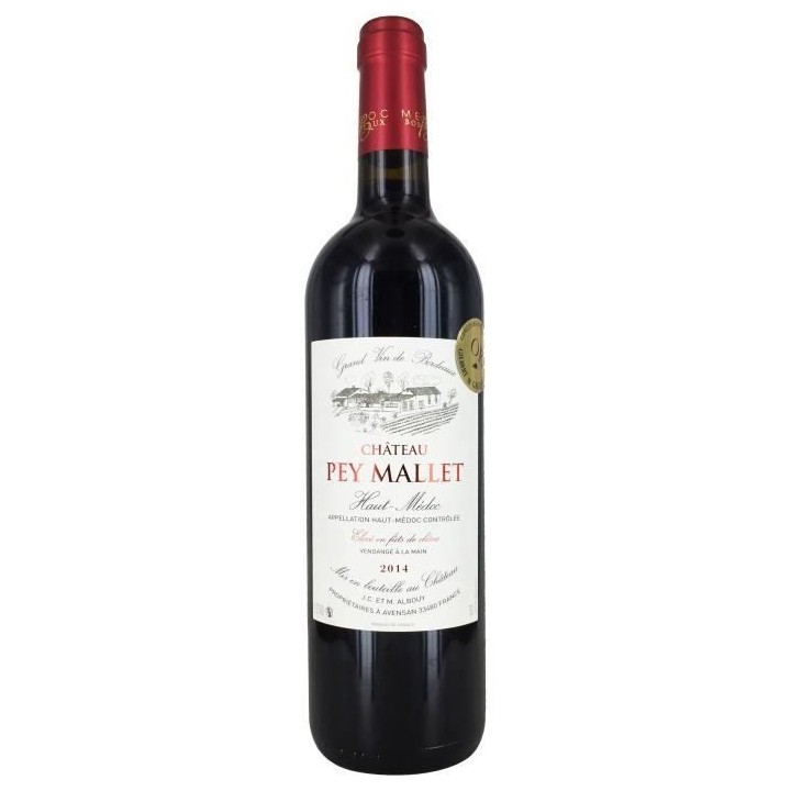 Château Pey Mallet AOC Haut Médoc 2014 - Vin rouge