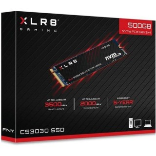PNY - SSD Interne - CS3030 - 500Go - M.2 NVMe (M280CS3030-500-RB)