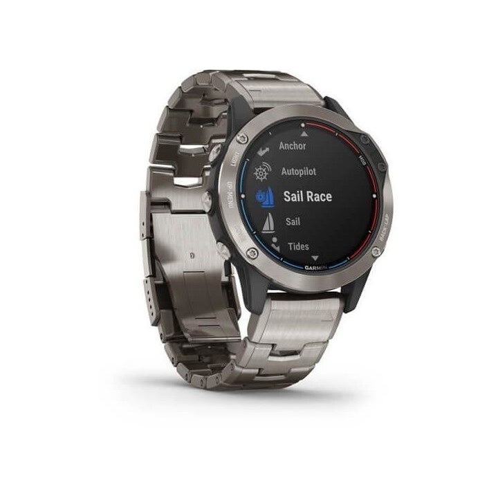 GARMIN Quatix 6 Titanium Montre GPS marine