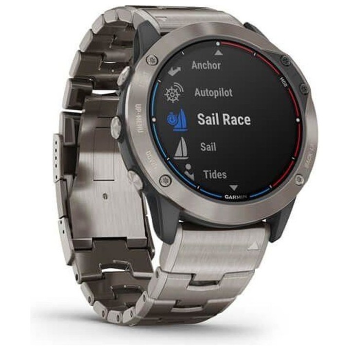 GARMIN Quatix 6x Solar Montre GPS marine.