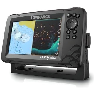 LOWRANCE Hook Reveal 7 Combiné GPS sondeur - Sonde Tripleshot