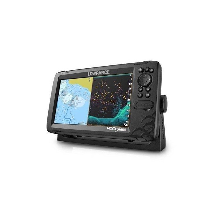 LOWRANCE Hook Reveal 9 Combiné GPS sondeur - Sonde HDI 50/200