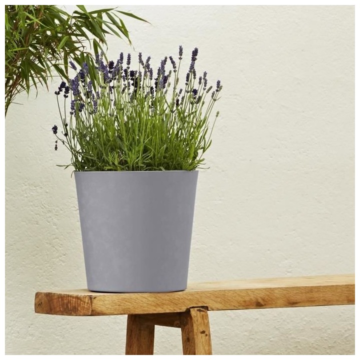 PoeTIC Pot Elément Conique 25 - Béton