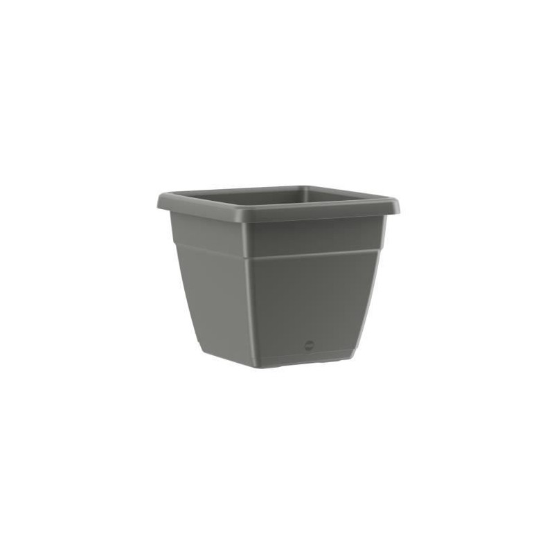 PoeTIC - Pot de fleur Bac My City Garden carré 30 granite - 29,6 x 29,6 x 25,6 cm - 13L