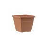 PoeTIC - Bac My City Garden carré 30 terre cuite - 29,6 x 29,6 x 25,6 cm - 13L