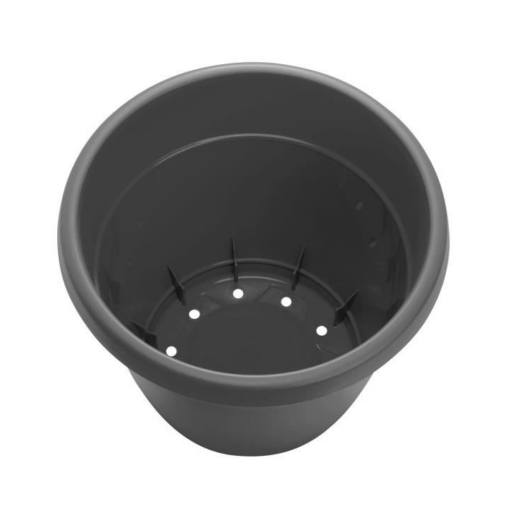 PoeTIC - Pot My City Garden rond 40 granite - Ø39,6 x H31,4 cm - 20L