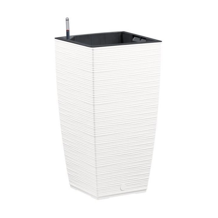 PoeTIC - Bac Casa Cosy carré haut 3058 blanc - L 29,9 x l 29,9 x h 57