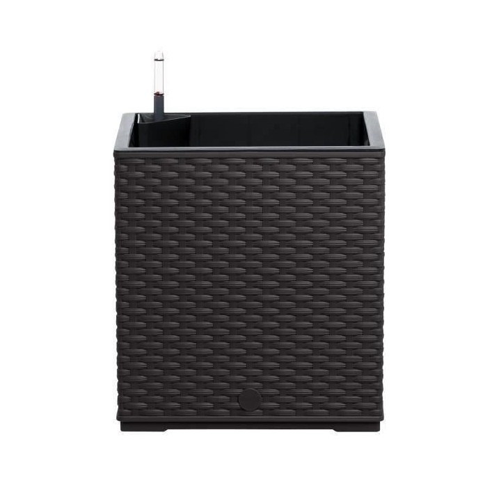 PoeTIC - Bac Casa Mesh carré 30 granite - L 29,9 x l 29,9 x h 31,3 cm