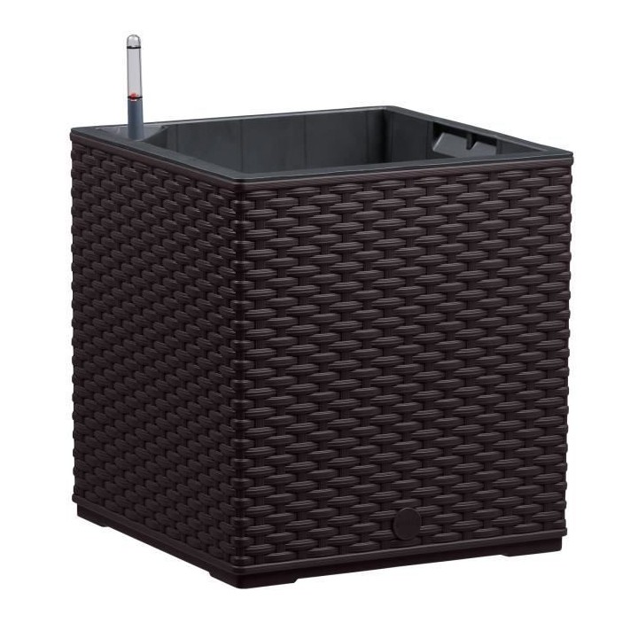 PoeTIC - Bac Casa Mesh carré 30 moka - L 29,9 x l 29,9 x h 31,3 cm 12
