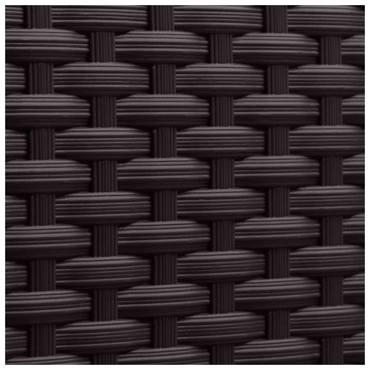 PoeTIC - Bac Casa Mesh carré 30 moka - L 29,9 x l 29,9 x h 31,3 cm 12