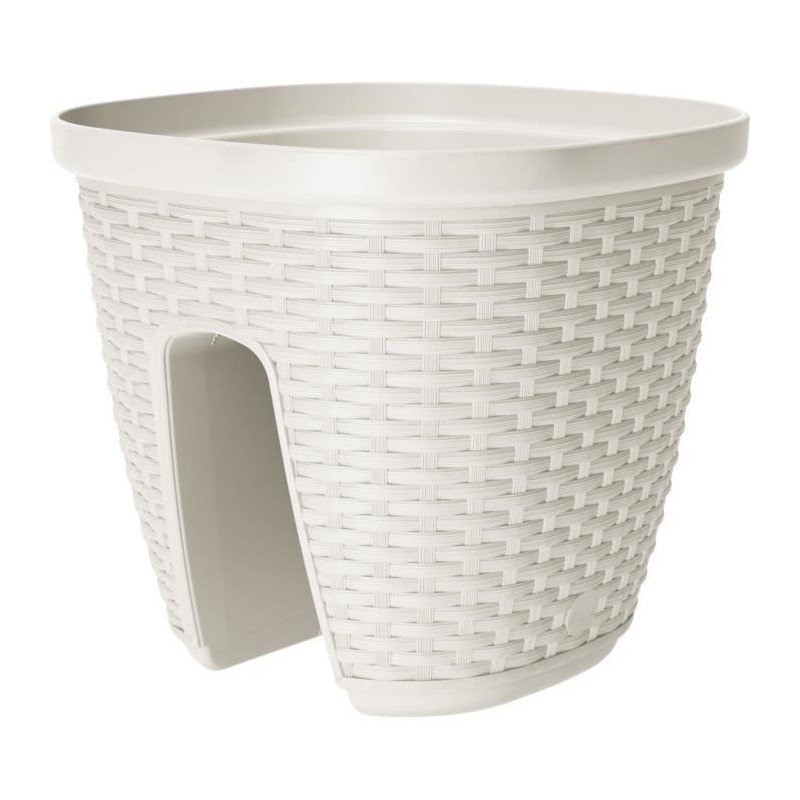 PoeTIC Pot Balustrade Casa Mesh 30 - Blanc