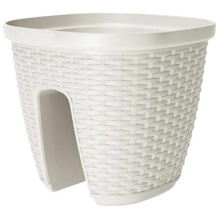 PoeTIC Pot Balustrade Casa Mesh 30 - Blanc